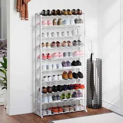 Organizator pantofi cu 10 rafturi