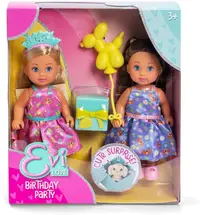 Set 2 papusi si accesorii, Evi Love, Birthday Party