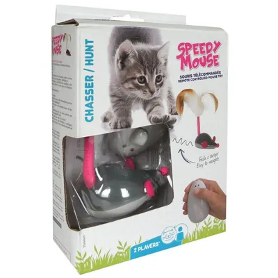 Jucarie pisica - Speedy Mouse, cu telecomanda