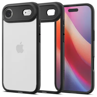 Husa pentru Apple iPhone 17 Air, Spigen, Ultra Hybrid, Neagra Mata ACS10310