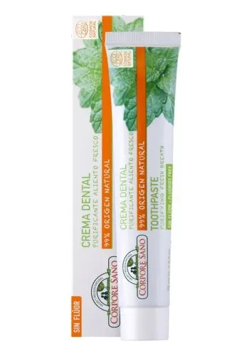 Pasta de dinti Purifying Fresh Breath cu cimbru, menta si busuioc Corpore Sano 75 ml