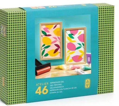 Set creativ Djeco Atelier 46 - Transfer de imprimare pe hârtie