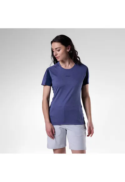 Tricou dama W GRAPHIC WATERFALL TEE - albastru - Albastru