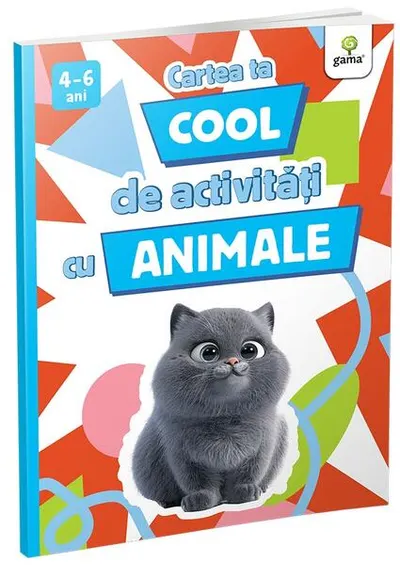 Cartea ta cool de activități cu animale - Paperback brosat