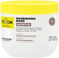 Alfaparf Yellow Nutritive Mască hrănitoare cu argan și nucă de cocos, 500 ml