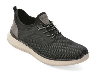 Pantofi sport RIEKER negri, B9651, din material textil