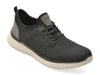 Pantofi sport RIEKER negri, B9651, din material textil