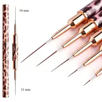 Pensula nail art pictura dubla NailsUp Animal Print 11-14 mm