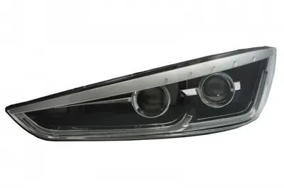 Far stanga (LED, culoare insert: negru crom platinat) potrivit IRIZAR I6, I8 09.13