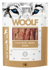WOOLF DOG SNACKS Chicken Jerky bars 100g