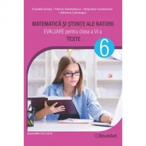 Evaluare nationala pentru clasa a VI-a. Matematica si stiinte ale naturii. Teste (editie 2025-2026)