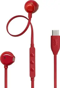 Căști cu microfon JBL - Tune 305C USB-C, roșii