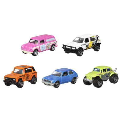 Set 5 masinute metalice - Hot Wheels - MBX Retro