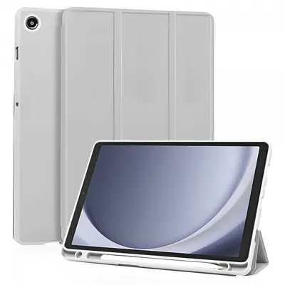 Husa pentru Samsung Galaxy Tab A11 / Tab A9, Techsuit, Flex Trifold New Model, Gri