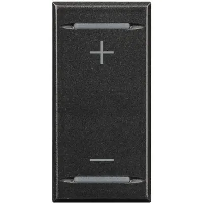 Capac tasta Axolute MyHOME BUS - simbol +/- tip basculant - 1 modul - antracit