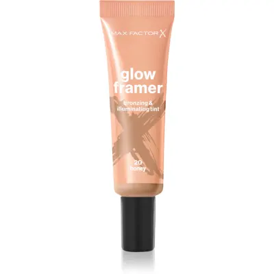 Max Factor Miracle Pure Glow Framer loțiune bronzantă culoare 20 Honey 30 ml
