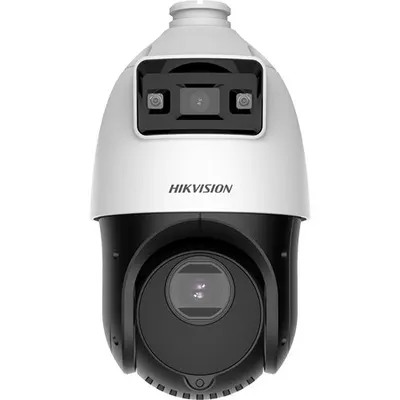 Speed dome IP AcuSense Hikvision DS-2SE4C415MWG-E14F0, 4MP, lentila 2.8mm si 4.8~72mm, 15X, lumina alba 30m, IR 100m, Audio, Alarma, PoE+, IP66