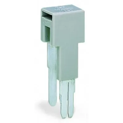 Step-down jumper; insulated; from 16 mm² to 4 mm²; Nominal current 32 A; gray