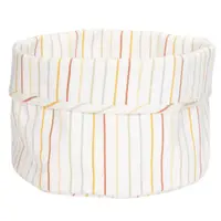 Cos de depozitare rotund pentru comoda de infasat Vintage Sunny Stripes, 1 bucata, Little Dutch