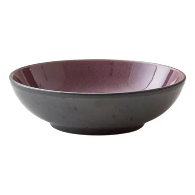 Bol mic negru/mov din gresie 1 l Gastro Black/Purple – Bitz