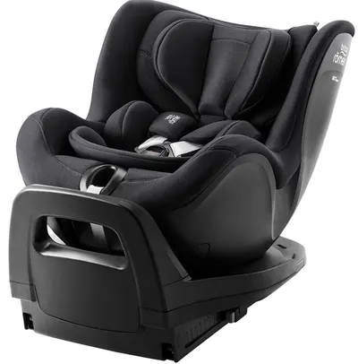 Scaun auto Britax Romer - Dualfix Pro, IsoFix, i-Size, 40-105 cm, Deep Black