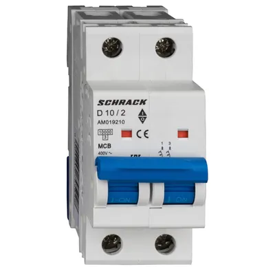 Intreruptor automat modular (MCB) AMPARO 10kA, D 10A, 2 poli