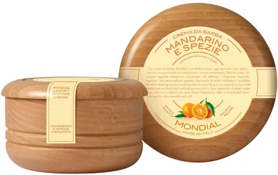 Mondial 1908 Cremă de ras cu aromă de mandarine și condimente, 140 ml