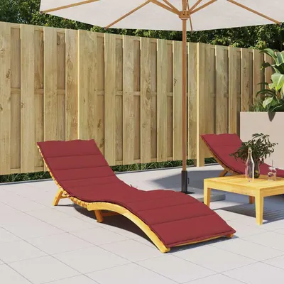 vidaXL Pernă de șezlong, roșu vin, 200x60x3 cm, textil oxford