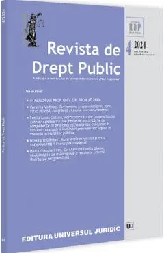 Revista de drept public Nr.4 din 2022