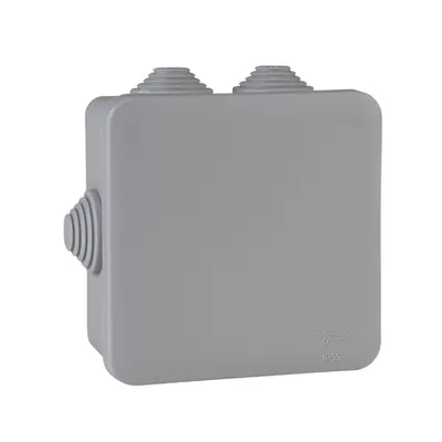 Mureva BOX - junction box - 6 grommets - 100x100x50mm - without terminal