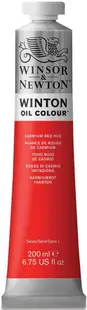 Vopsea ulei Winsor &amp; Newton Winton - Roșu de cadmiu, 200 ml