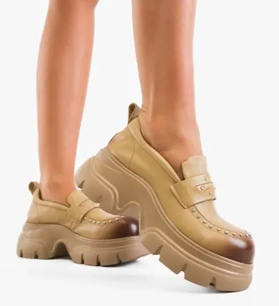 Pantofi Casual Allen Bej