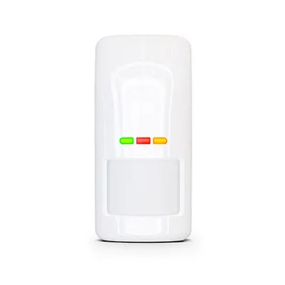 Detector de miscare exterior digital dual PIR si MW Satel OPAL PRO, 15 m, 100 grade, senzor crepuscular, antimasking, creep zone, pet immunity 20 kg, alb