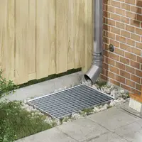 vidaXL Grătar Argintiu 60 x 40 x 2 cm Oțel galvanizat prin imersie