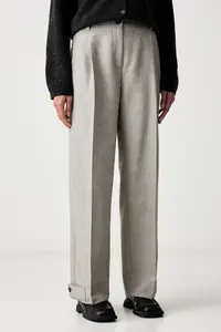 Marc O'Polo pantaloni de costum pentru femei cu lână