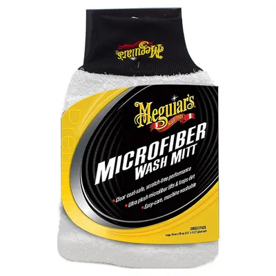 Meguiar s Microfiber Wash Mitt Laveta Tip Manusa Absorbanta X3002EU