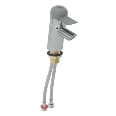 Baterie lavoar pentru copii, cu mixare, crom lucios, pipa fixa 8,5 cm, monocomanda, stativa, Geberit Bambini