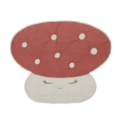 Saltea de joacă pentru copii roșie 120x98 cm Mushroom – OYOY Mini