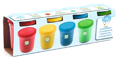 Set plastilina Djeco - 4 culori