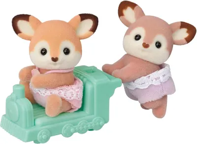 Set 2 figurine - Sylvanian Families - Deer Twins