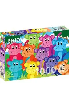 Puzzle 1000: Rainbow Monkeys