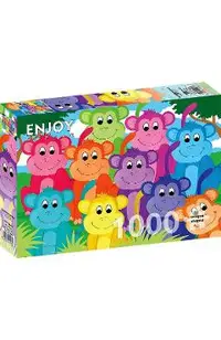 Puzzle 1000: Rainbow Monkeys