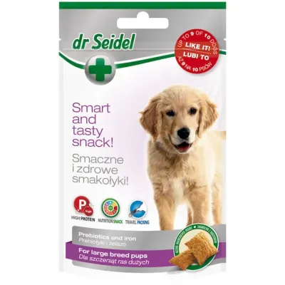 Snack pentru caini Dr Seidel Junior Talie Mare 90 gr