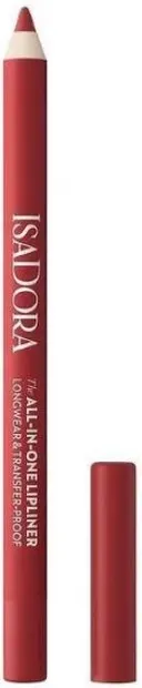 IsaDora Creion de buze de lungă durată All-in-One, 11 Cherry Red, 1.2 g