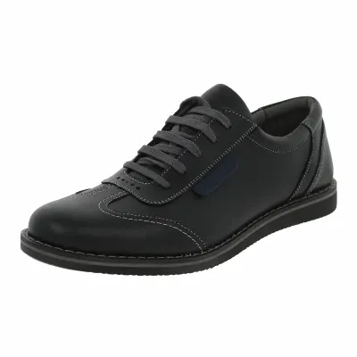 Pantofi Barbati Piele Naturala Moldoveanu Negru, AS0028 41