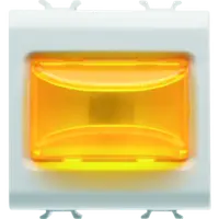 Protruding Indicator Lamp - 12v Ac/dc / 230v Ac 50/60 Hz - Amber - 2 Modules - White - Chorus