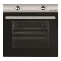 Cuptor incorporabil Hausberg HB-8051IN, electric, putere 2000 W, 76 l, 4 functii, Clasa A, negru inox