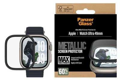 Protector de sticlă PanzerGlass - Apple Watch Ultra, 49mm, transparent
