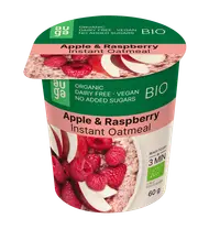Porridge din ovaz integral cu mar si zmeura Bio, 60g, Auga