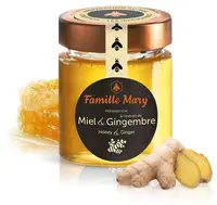 Miere bio de salcâm cu ghimbir, 170 g, Famille Mary
